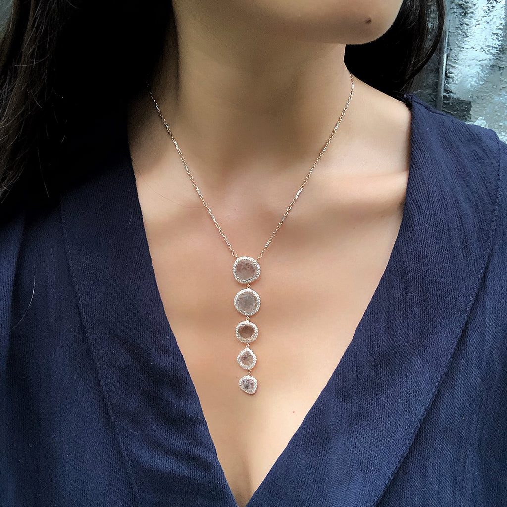 Mariela Multi-Slice Necklace
